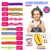 Friendship Bracelet Making Kit Toys, Ages 7 8 9 10 11 12 Year Old Girls Gifts Ideas, Birthday Present for Teen Girl, Arts and Crafts String Maker Tool, Bracelet DIY, Kids Travel Activity Set