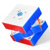 GAN 356 ME, Speed Cube 3x3 Magnetic Puzzle Toy with 48 Magnets GES Pro+ Customized 12 Tension Settings, Ideal for Children Kids Adults, GAN 356 M Upgraded Version, Frosted Coated