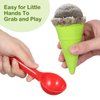 Toyvian 1 Set 6pcs Toys for Children Beach Toy Kids Beach Toys Sand Scoop and Cone Scoop Cones Children Ice Cream Cones Sand Childern Beach Toy Ice Cream Cup Toys Plastic Beach Toys, Random Color