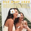 YSSZAM 5 Pcs Hawaiian Flower Hair Clip for Women Girls Fashion Bohemian Flowers Hair Accessory for Dancer Bridal Wedding Beach Party 8 cm