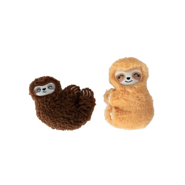 Fringe Studio Plush Cat Toy Set, Movin' Slow, Mini 2 Piece Set, Pet Shop Collection (692009)
