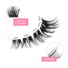 VieVie Lash Clusters 72pcs DIY Eyelash Extension Lashes, 9-16mm Mix Individual Eyelashes, Natural Look DIY Lash Extension (Cluster 05)