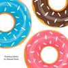 ZippyPaws Latex Donutz, Durable Dog Toy for Interactive Play, No Stuffing - Chocolate