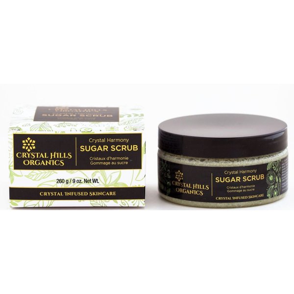 Crystal Hills Organics Sugar Body Scrub Crystal Harmony Green Quartz