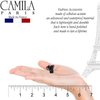 Camila Paris AD116/6 French Hair Clip for Women, Set of 6 Extra Small Girls Hair Claw Clips Jaw Fashion Durable Styling Hair Accessories for Women, Strong Hold No Slip Grip, Made in France