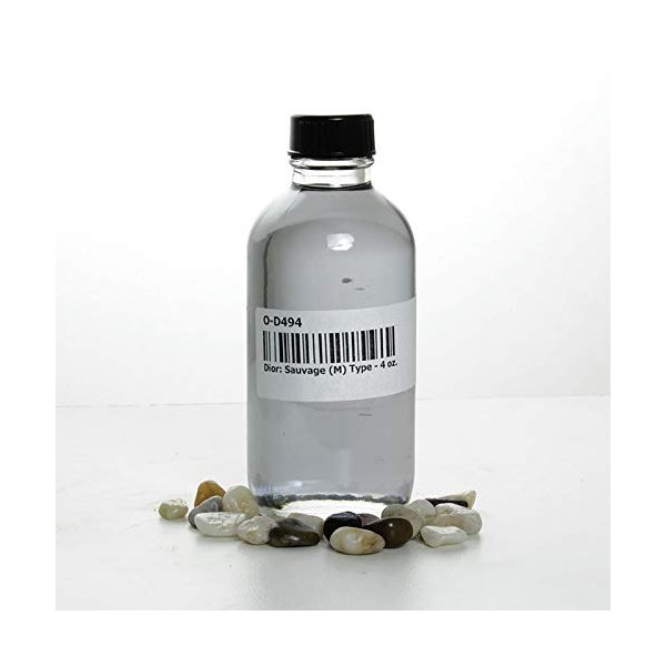 Inspired Sauvage Men Type Oil | Sauvage Men's Body Oil | Sauvage Fragrance Oil | Perfume Oil | Sauvage Pure Oils | Premium Grade Fragrance Oil | Organic & Natural Oil (4 oz)