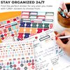 Clever Fox Planner Stickers – Monthly, Weekly & Daily Planner Stickers 14 Sheets Set of 1360+ Unique Stickers by Clever Fox (Value Pack)