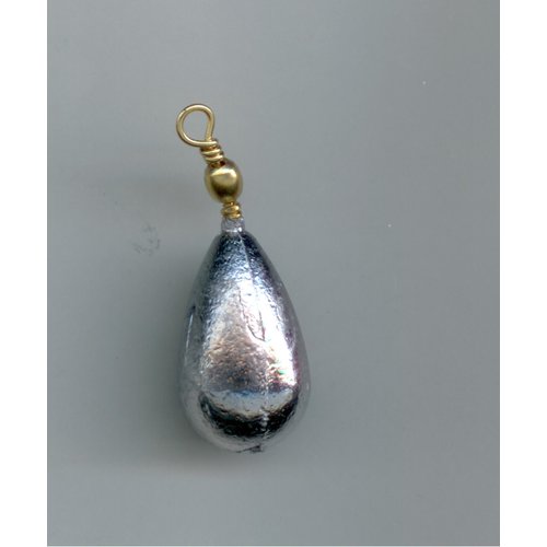 S & J's TACKLE BOX 1 oz Lead BASS Casting- Swivel Bell Sinker - 10 PER Pack