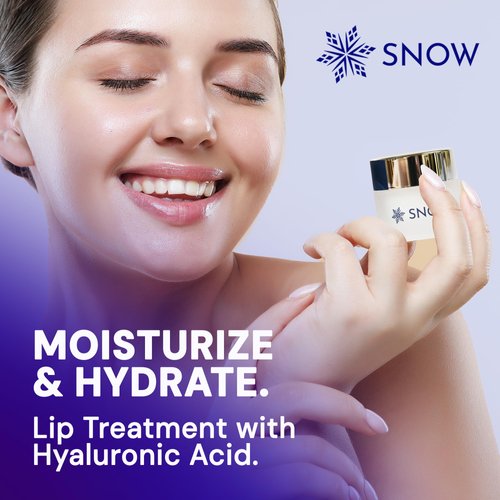 Snow Rejuvenating Lip Treatment with Hyaluronic Acid | Deeply Hydrating Lip Balm for Youthful-Looking Lips | Moisturizing Lip Balm for Chapped Lips | Nourishing Lip Moisturizer for Soft & Supple Lips