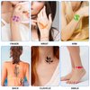 Qpout Tattoo Stencils For Kids Adults, 16 Sheets Henna Tattoo Stencil Kit, Small and Big Tattoo Stencils Designs, Tattoo Stencils for Real Tattoos, Skeleton Spider Owl Flower Butterfly Tribal Totem