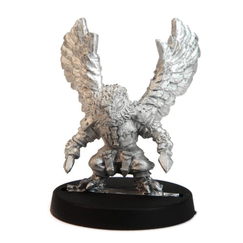 Stonehaven Male Owlfolk Rogue Miniature Figure (for 28mm Scale Table Top War Games) - Made in US