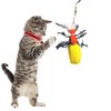 Cat Toy Teaser Wand Refill - Beetle Katfly Teaser Attachment - Yellow