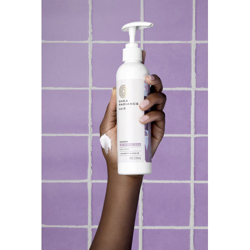 Shea Radiance Anti-Frizz Curl Defining Leave-In Cream - Great for Wavy, Coily, Kinky Hair - Unrefined Shea Butter & Coconut Oil | 8oz