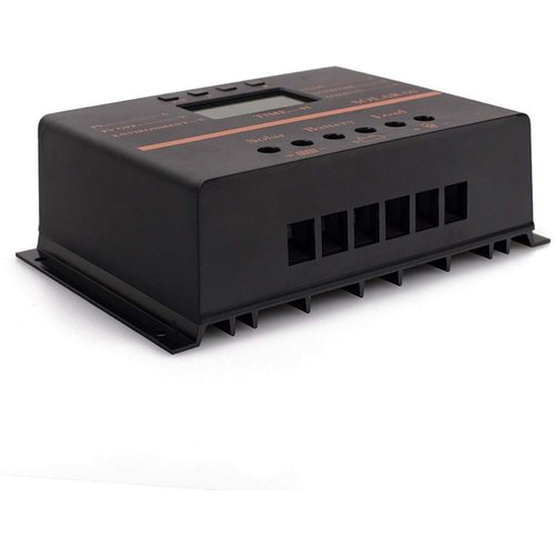 Solar Charge Controller 80A PWM 12V 24V 1920W Solar Panel Charger Discharge Regulator with 5V USB Output Multip Circuit Protection Anti-Fall Durable ABS Housing Discharge Regulator for Lighting System