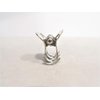 Generic Tiny mini silver tone metal hair claw clip Set D (Clip quantity: 2 clips), 1 Count (Pack of 1)