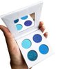 SZDYM 4 Colors Pigmented Eyeshadow Palette,cosmetic duochrome Matte eyeshadow,Creamy Texture Blendable Natural Colors Long Lasting Make Up (Make up-1)