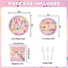 Its Me Hi Im The Birthday Girl Its Me Tableware Set In My Birthday Era Birthday Party Supplies Happy Birthday Plates Napkins Forks for 24 Guests（96Pcs ）