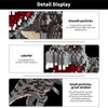 CSNRHG Dinosaur Tyrannosaurus Rex Model Decor Micro Mini Blocks Velociraptor Building Blocks Toy Birthday for Age 6+ Children Adults Teens 1530 Pieces