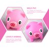 NUOBESTY Squeezing Pig Animal Squeeze Stick Out Slow Rising Piggy Screaming for Decompression Relief Pink Stongue Squeaky Doll Party Favors