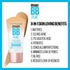 Maybelline Dream Pure Skin Clearing BB Cream, 8-in-1 Skin Perfecting Beauty Balm With 2% Salicylic Acid, Sheer Tint Coverage, Oil-Free, Deep, 1 Count