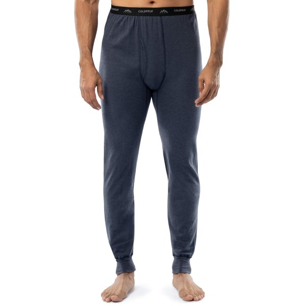 ColdPruf Authentic Dual Layer Wool Plus Blend Base Layer, Thermal Underwear for Men, Vintage Navy, XL