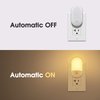 L LOHAS LED Night Lights Plug into Wall, [2 Pack] LED Dimmable Night Light with Light Sensors, 30/60LM Adjustable Brightness Nightlights, Soft White 3000K Automatic Night Light for Kid, Hallway