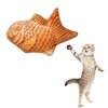 HANSOM Fish Cat Toy Catnip Toys Realistic Flopping Fish Cat Toy Plush Interactive Pets Pillow Chew Bite Kick Supplies for Cat Kitten Kitty (M(11.8" x 7.08" x 3.15))
