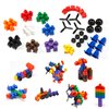 SNAPO Advanced Builder Blocks 7 Years and up - Six-Sided Toddler Building Blocks - Build Planes, Cars and Trains - Unisex Stackable Assembly Blocks for Kids (300pcs)