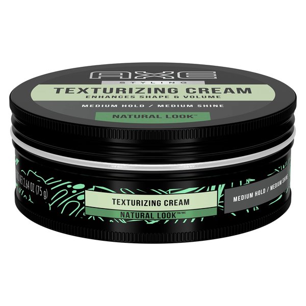Axe Texturizing Cream Hair Styling Cream With Medium Hold and Medium Shine Natural Look Enhances Shape and Volume 2.64 oz