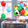 Toy Inspired Stroy Balloons, 12inch Cartoon Balloons Blue Red Yellow Green Cow Print Balloons Arch Garland Kit for Kids Boys Girls Birthday Supplies Party Decorations Themed Party Decor