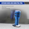 Sinytuto Pack-4 Car Door Lock Knobs, Aluminum Alloy Inner Door Lock Pull Pins, 1.9 Inches x 0.4 Inches Automobile Interior Supplies, Universal for Most Cars, Trucks and Vans (Blue)