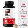 Force Factor DHEA 50mg, DHEA Supplement for Women and Men to Support Hormone Balance and Healthy Mood, Premium Quality, Vegan Friendly, Non-GMO, 100 Vegetable Capsules