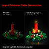 LED Lighting Kit Compatible with Lego Christmas Table Decoration Building Kit 40743, Creative Light Compatible with Lego 40743 Set (Lights Only, No Lego Models)