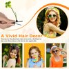 Tigeen 100 Pieces Bean Sprout Hair Clip Funny Plant Hairpins Grass Flower Butterfly Mushroom Hair Accessories (Sweet)
