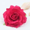Halloween Rose Hair Clips Brooch Flower Red Rose Barrettes Brooch Pins Rose Hair Clip Breastpin Women Fashion Party Decoration Cosplay Costume Headpiece Cute Handmade Hair Accessories 5 Pack Rose