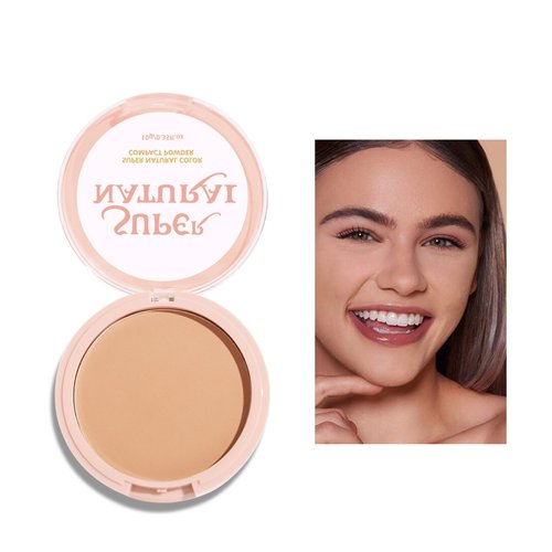Melemando Matte Setting Powder 8 Colors Lightweight Oil Control Pressed Powder Foundation Flawless Long-Lasting Finishing Powder Foundation (Color 05)