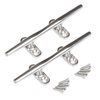 MX Boat Dock Cleats Boat Cleat 4 inch Stainless Steel Marine Cleats for Boats,Kayak, Marine, Deck, Nautical Decor 2PCS
