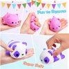 Cat Squishies Stress Balls for Adults Kids: 6PCS Jumbo Animal Squishies Slow Rising Fidget Sensory Toys Classroom Prizes Party Favors Valentines Gifts Easter Goodie Bags Christmas Stocking Stuffers