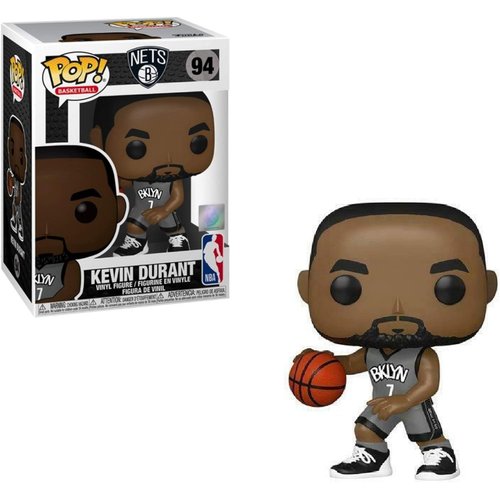 Kevin Durant Brooklyn Alternate Jersey #94 Pop Sports NBA Action Figure (Bundled with EcoTek Pop Protector to Protect Display Box)