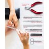 Professional Nail Clippers for Thick Nail, 7 in 1 Set Super Sharp Podiatrist Toenail Clippers, Stainless Steel Ingrown Toenail Pedicure Clipper Cutters for Manicure, Men, Women, Seniors