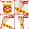 48 PCS Fire Truck Slap Bracelets Party Favors Firefighter Wristbands Bracelets Goodie Bag Fillers for Fire Truck Birthday Decorations Supplies for Class Reward Prizes Gift for Kids Party Favors