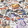AOWDIAO 100 Pieces Horse Stickers, Horse Riding Stickers Pack for Water Bottle, Laptop, Car, Luggage, Horse Gifts for Girls Women Kids