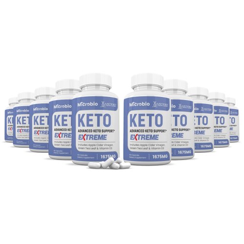 (10 Pack) Microbio Keto ACV Extreme Pills 1675MG Keto Support Blend Capsule Alternative Keto ACV Gummies Formulated with Apple Cider Vinegar Extra Virgin Olive Oil Powder Green Tea 600 Capsules
