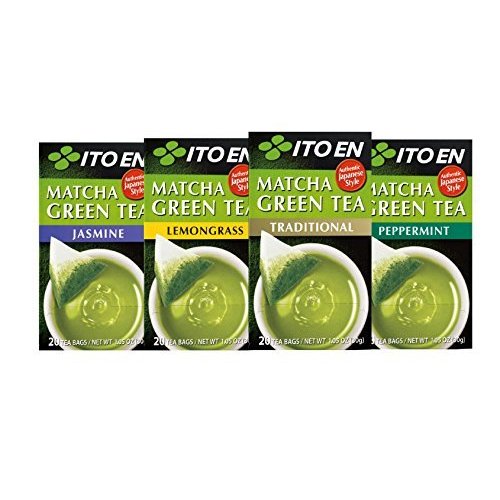 100% Natural Japanese Matcha Green Tea with Chamomile - 20 Bags / Net WT 1.05 OZ (30g) (Traditional Green Matcha Tea)