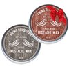 Viking Revolution Mustache Wax 2 Pack - Beard & Moustache Wax for Men - Strong Hold Helps Train Tame & Style (Citrus & Sandalwood, 2 pack)