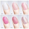 Gel Nail Polish Starter Kit - 6 Colors Gel Polish Set Base Top Coat, 36W LED Nail Dryer Lamp with Full DIY Gel Manicure Nail Tools by Vishine 8ml #C003