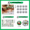 XIPEGPA 146 PCS Soccer Party Favors Soccer Birthday Party Supplies with Soccer Themed Bags Erasers Whistle Stickers Slap Bracelets Keychains for Football Sport Party Favors Goodie Bags Decorations