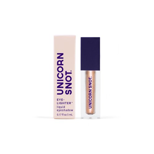 Unicorn Snot Eyelighter - Liquid Eyeshadow Makeup, Buildable Glitter Eyeshadow, Metallic Eyes - Stocking Stuffers for Women, Christmas Gifts for Teen Girls - Cruelty Free, 0.17oz/5mL (Go-Go/Rose Gold)