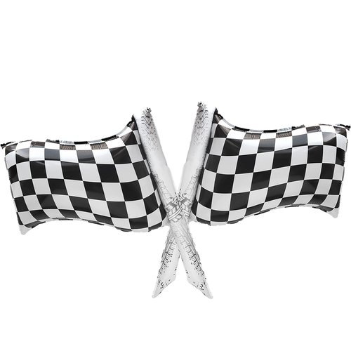 DIADARL Checkered Black and White Racing Flag Balloons Checkered Flag Balloons Race Car Theme Party Supplies Boys Birthday Race Car Theme Party Decor Supplies