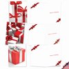 The Best Card Company - 10 Merry Christmas Cards Bulk - Festive Holiday Patterns, Boxed Card Assortment (4 x 5.12 Inch) - Season's Surprises M6048